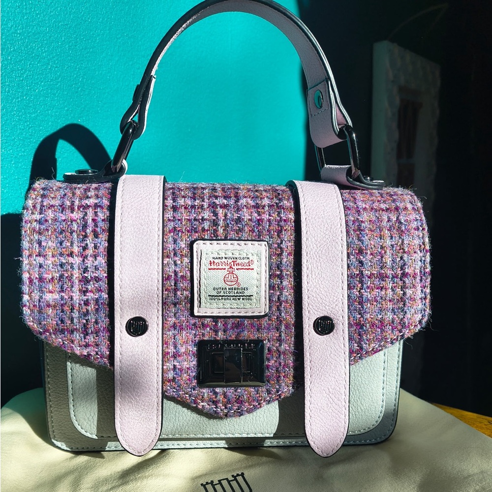 Islander Purple and Gray Crossbody Bag
